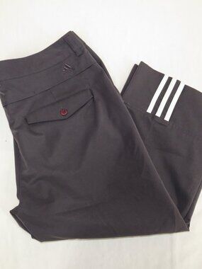 Adidas Climacool Stretch Athletic Pants – 3‑Stripe Hem, Breathable Performance